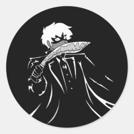 Jonathan Harker Kukri Cryptid Sticker Runt Klistermärke