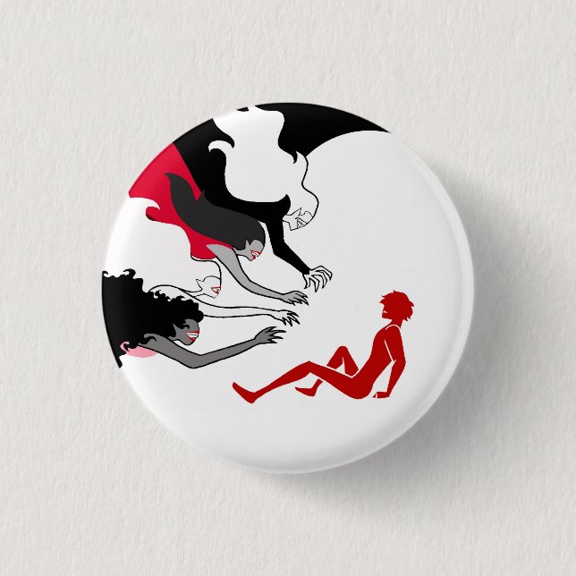 Jonathan Harker VS Castle Dracula Button Knapp (Framsida)