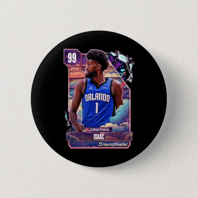 Jonathan Isaac 99 Mörk Card Hd Knapp (Framsida)