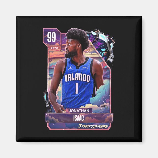Jonathan Isaac 99 Mörk Card Hd Magnet (Framsidan)