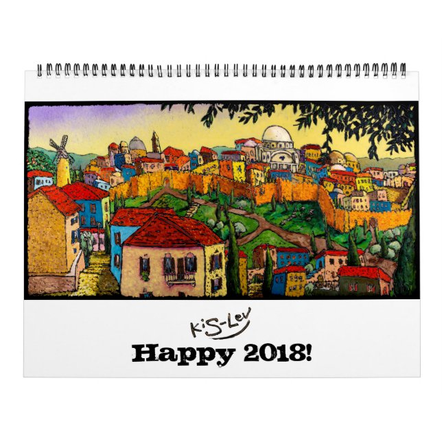 Jonathan Kis-Lev Art Calendar 2018 Kalender (Omslag)