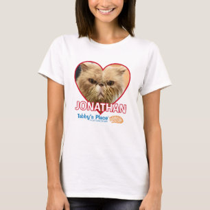 Jonathan - kvinna grundläggande rund t shirt