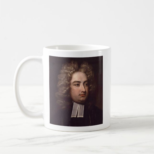 Jonathan Swift citat om kaffe Kaffemugg (Vänster)