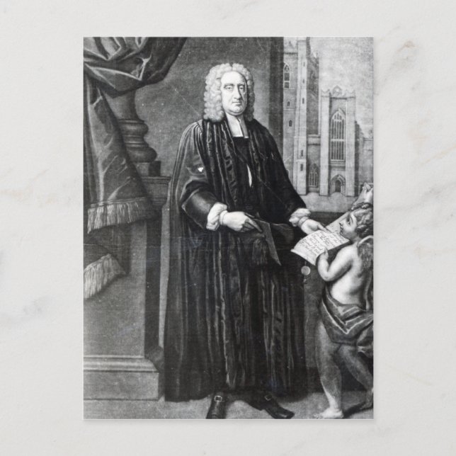 Jonathan Swift, graverad av Andrew Miller, 1743 Vykort (Framsida)