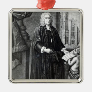 Jonathan Swift som inristas av den Andrew Julgransprydnad Metall