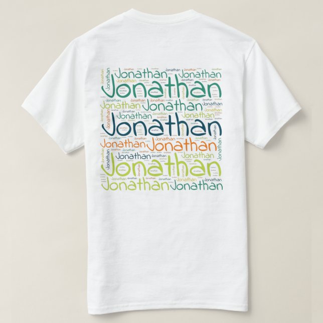 Jonathan T-tröja T Shirt (Design baksida)