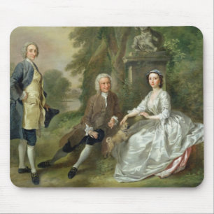 Jonathan Tyers (d.1767) och hans dotter, Elizabet Musmatta