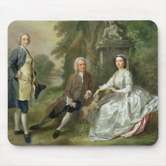 Jonathan Tyers (d.1767) och hans dotter, Elizabet Musmatta (Framsidan)