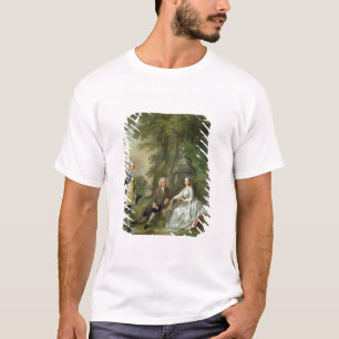 Jonathan Tyers (d.1767) och hans dotter, Elizabet T-shirt