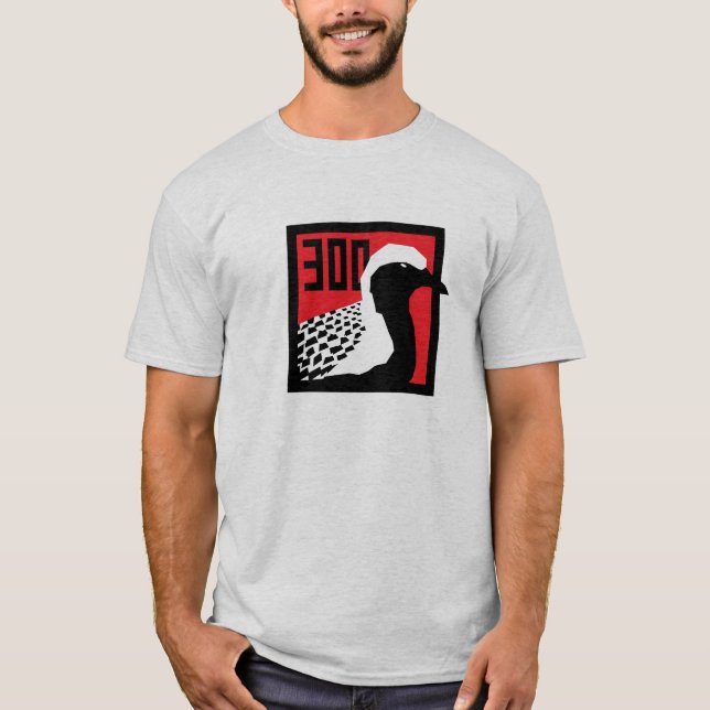 Jonathans 300. ståndsmässiga fågel tee shirt (Framsida)