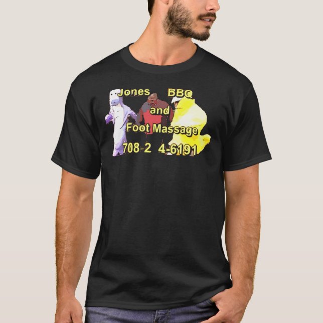 Jones BBQ och Foot Massage Classic T-Shirt (Framsida)