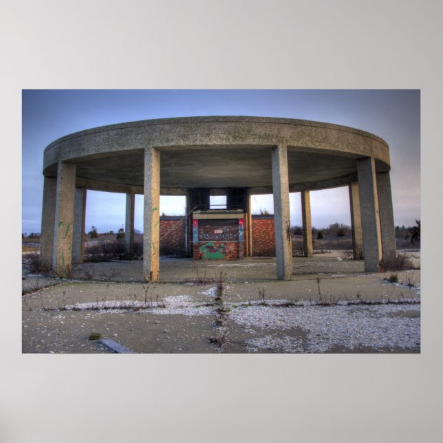 Jones Beach Gazebo Poster (Framsidan)