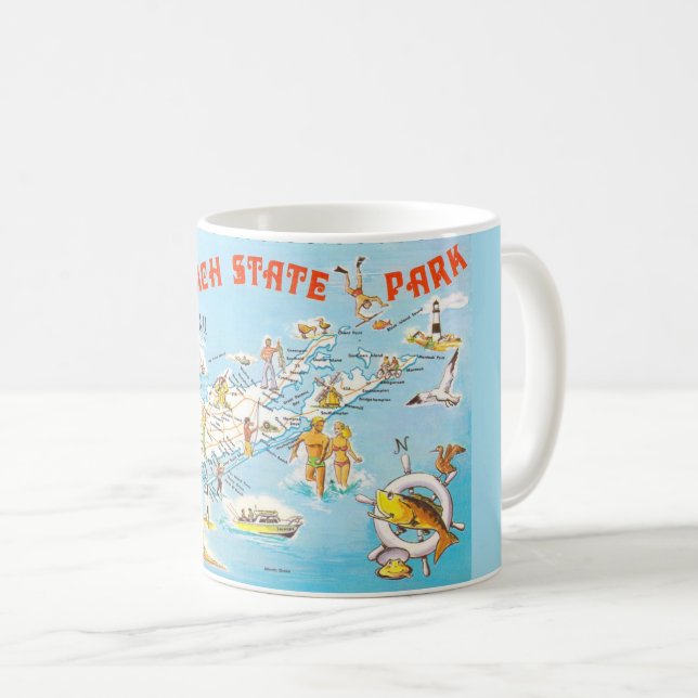 Jones Beach Long Island Mugg (Framsida höger)