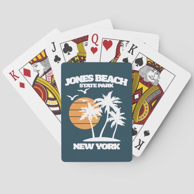 Jones Beach Long Island New York Casinokort (Baksidan)
