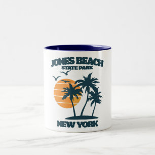 Jones Beach Long Island New York Två-Tonad Mugg