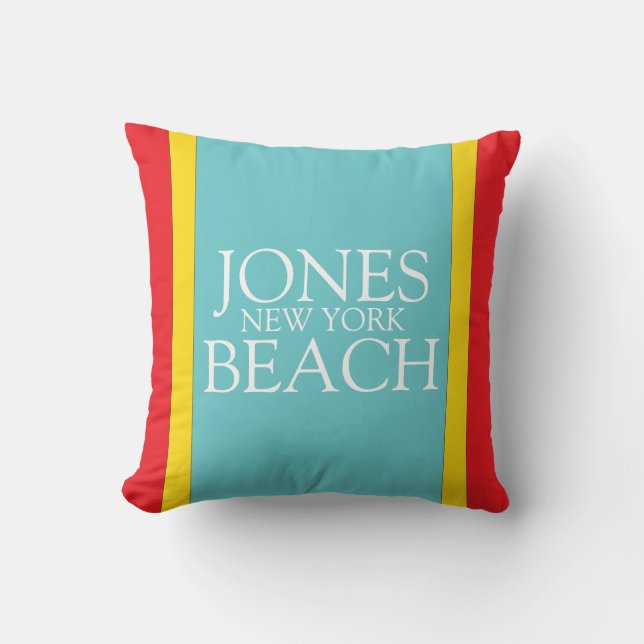 Jones Beach New York Kudde (Framsida)