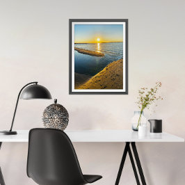 Jones Beach New York NY LI Beach Sunset Photo Fototryck