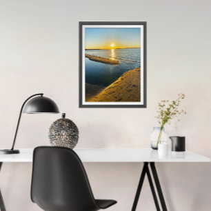 Jones Beach New York NY LI Beach Sunset Photo Fototryck
