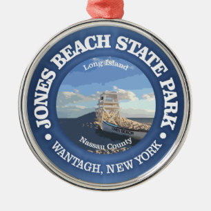 Jones Beach SP Julgransprydnad Metall