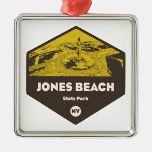 Jones Beach State Park New York Julgransprydnad Metall