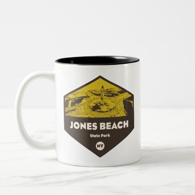 Jones Beach State Park New York Två-Tonad Mugg (Vänster)