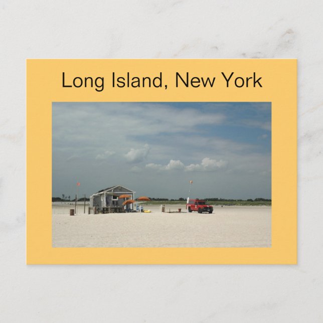 Jones Beach Umbrella stand Vykort (Framsida)