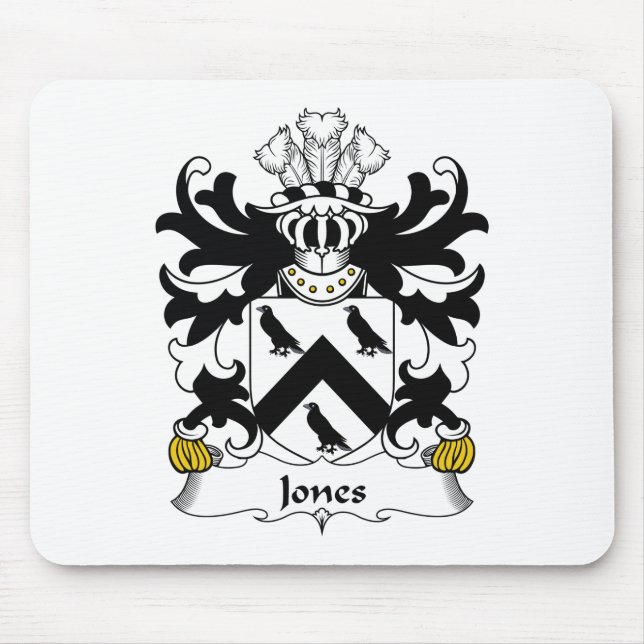 Jones familjvapensköld musmatta (Framsidan)