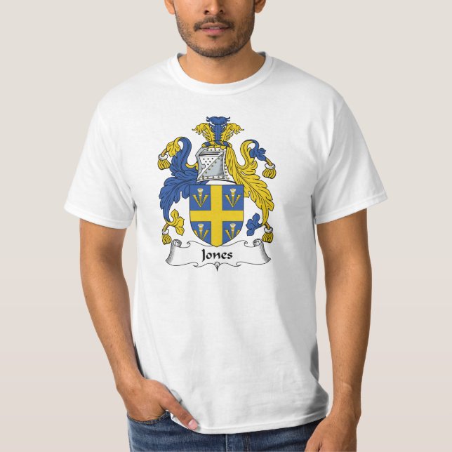 Jones familjvapensköld t shirt (Framsida)