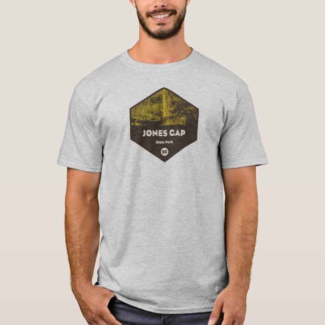 Jones Gap State Park South Carolina T Shirt (Framsida)