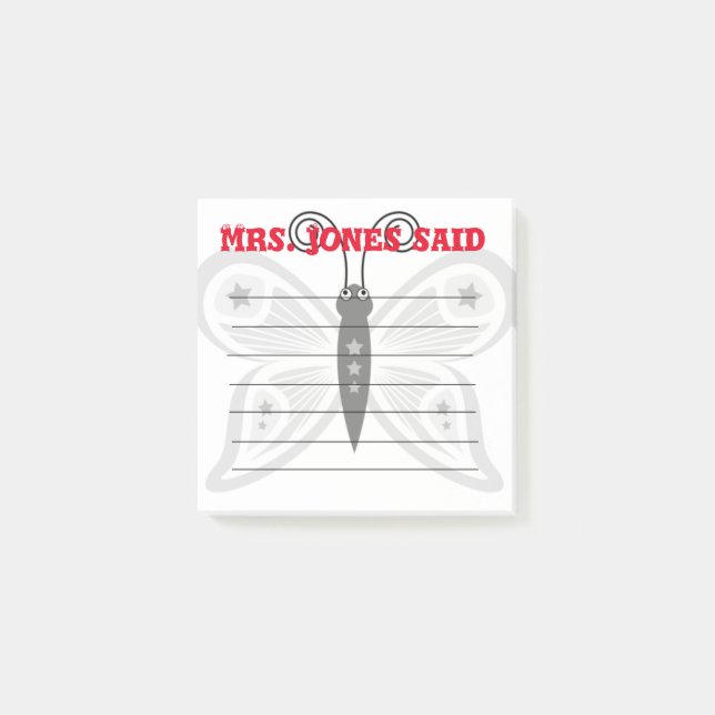 Jones Said Post-it Notes Block (Framsida)