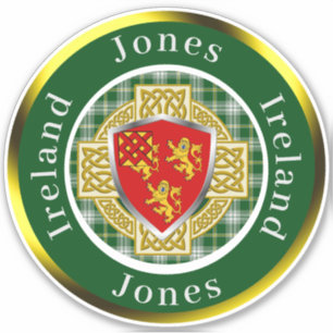 Jones Shield & Celtic Kor Personlig Klistermärken
