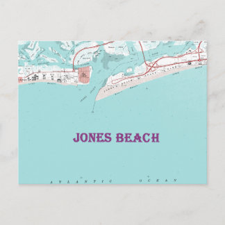 Jones strand New York Vykort