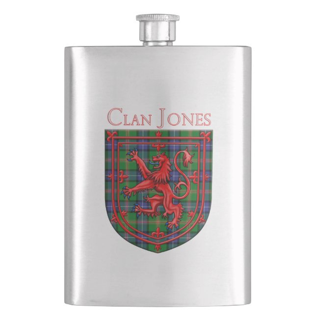 Jones Tartan Scottish Plaid Lion Rampant Fickplunta (Framsidan)