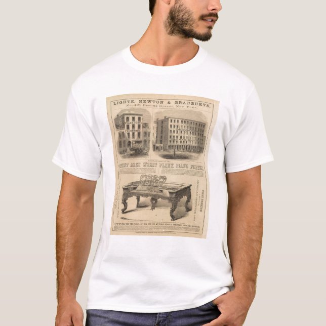 Jones, vit och McCurdys tand- bussgarage T Shirt (Framsida)