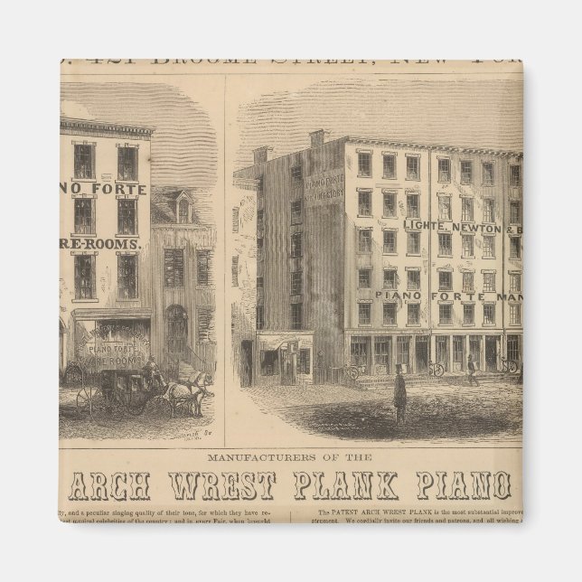Jones, White och McCurdy's Dental Depots Magnet (Framsidan)