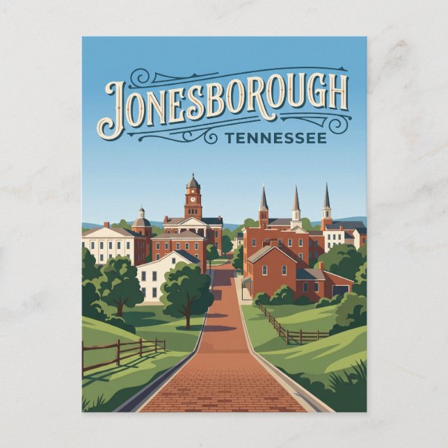 Jonesborough USA Vykort (Framsida)
