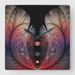 Jonglage Abstrakt Modern Fantasy Fractal Art Fyrkantig Klocka