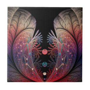 Jonglage Abstrakt Modern Fantasy Fractal Art Kakelplatta