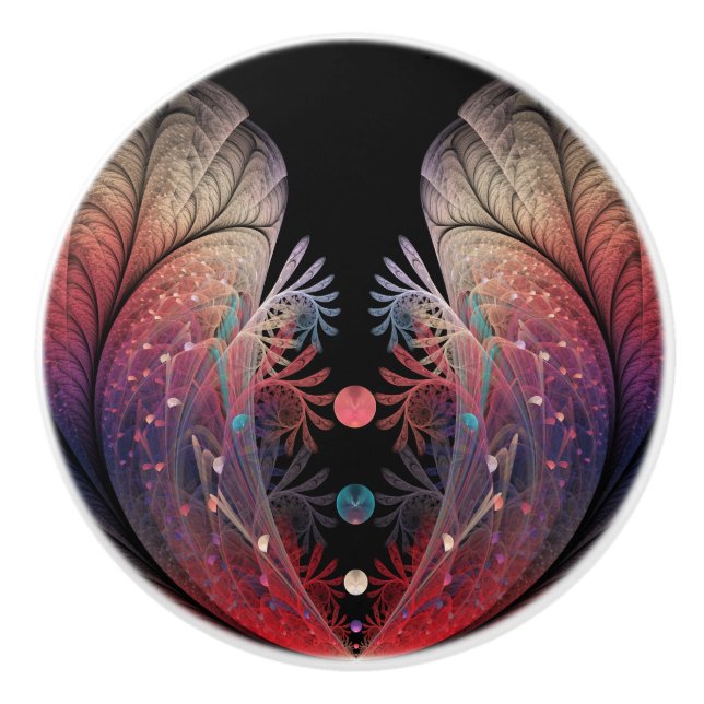 Jonglage Abstrakt Modern Fantasy Fractal Art Knopp (Framsidan)