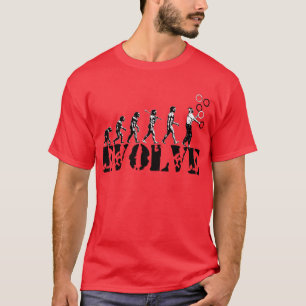 Jonglera jonglören jonglera evolutionsportkonst t-shirt