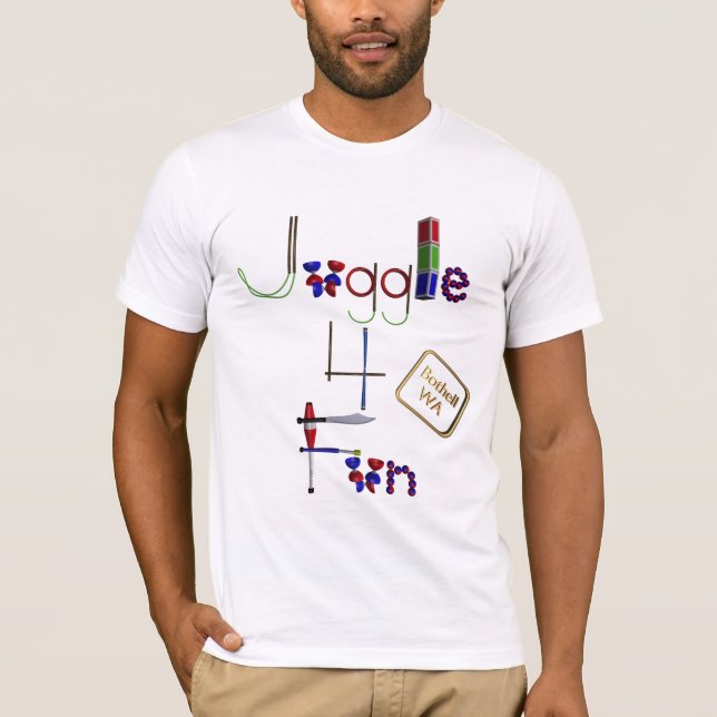 Jonglera rolig T-tröja 4 (Bothell WA) Tee (Framsida)