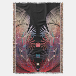 Jonglering Abstrakt Modern Fantasy Fraktal Konst Filt