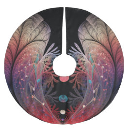 Jonglering Abstrakt Modern Fantasy Fraktal Konst Julgransmatta Borstad Polyester