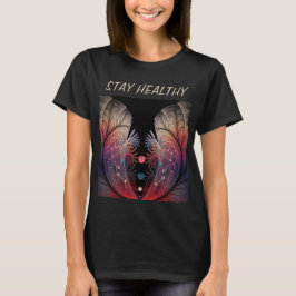 Jonglering Abstrakt Modern Fantasy Fraktal Konst T Shirt