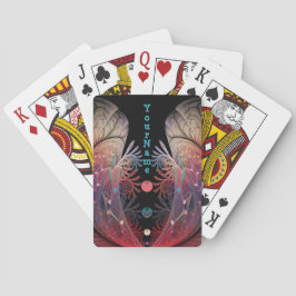 Jonglering Abstrakt Modern Fantasy Fraktal Konstna Casinokort