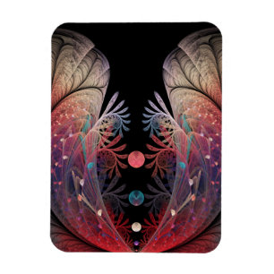 Jonglering Abstrakt Modernt Fantasy Fraktal Konst Magnet