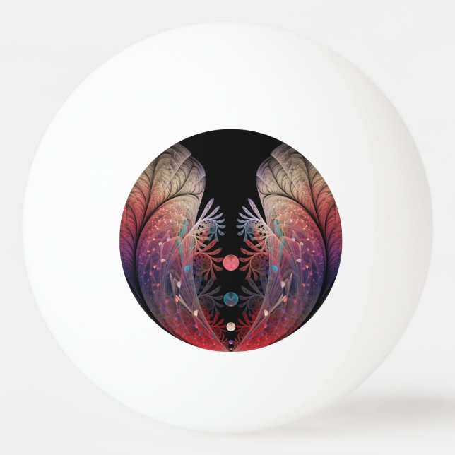 Jonglering Abstrakt Modernt Fantasy Fraktal Konst Pingisboll (Framsidan)