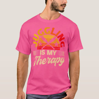 Jonglering Är Min Terapi Retro Jonglör Jonglerings T Shirt