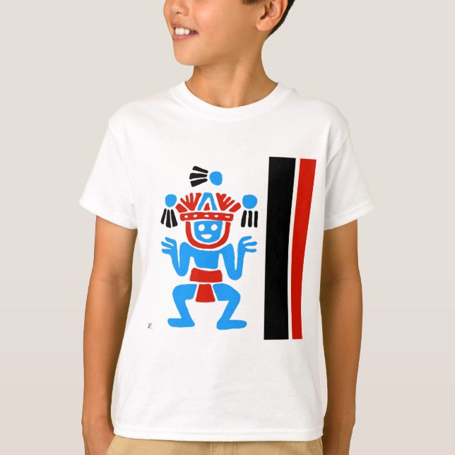 Jonglör av Toltec av Jesse Raudales Tee Shirt (Framsida)