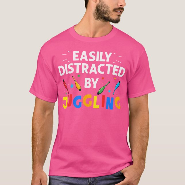 Jonglör Nybörjare Jonglör Stav Ring T Shirt (Framsida)